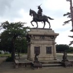 仙台城址 政宗像