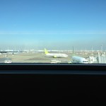 羽田空港にて