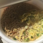 親子そば出来上がり