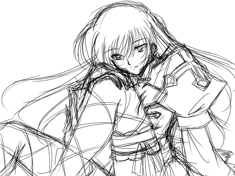 アクビ下書き
